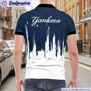 new york yankees lockup victory polo shirt, yankees unique gifts