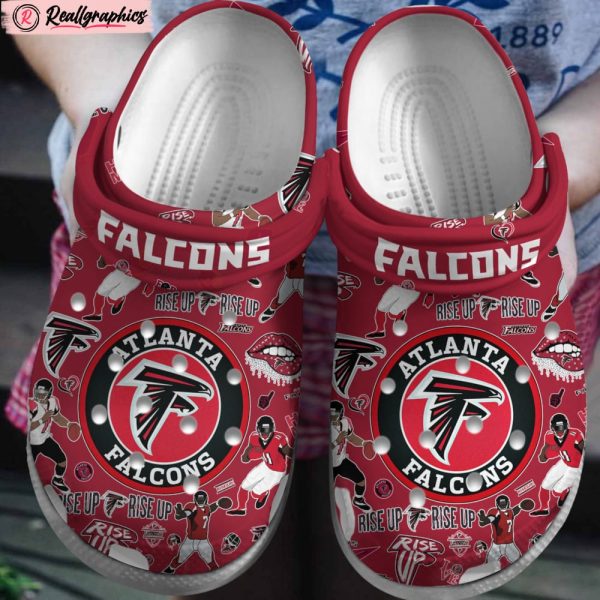 atlanta falcons nfl classic crocs shoes, atlanta falcons gifts