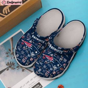 new england patriots nfl classic crocs shoes, patriots unique gifts