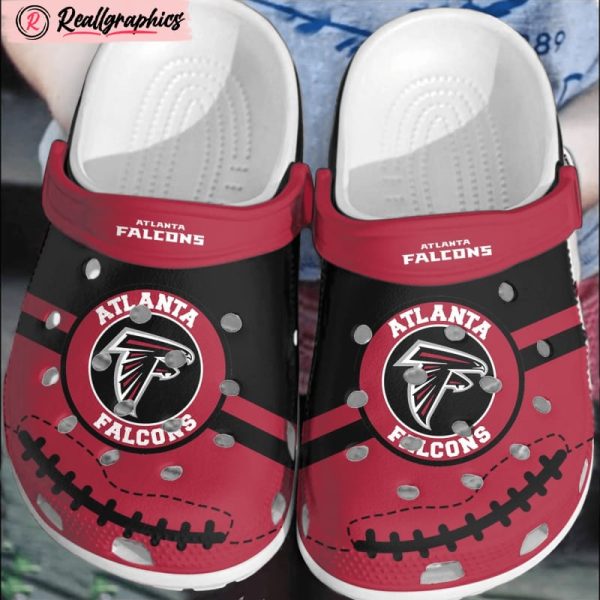 nfl atlanta falcons football crocs clogs crocband shoes comfortable for men women, falcons gear